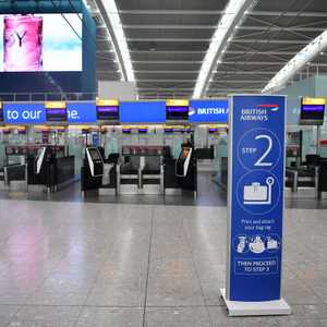 مطار هيثرو  في لندن - المملكة المتحدة