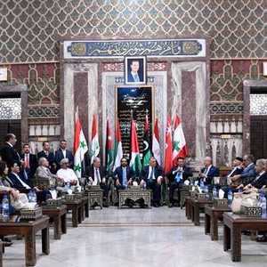 عقد مجلس الشعب السوري جلسة بحضور وفد الاتحاد البرلماني