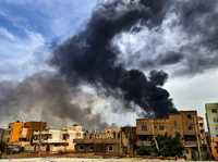 آثار اشتباكات في السودان بين الجيش وقوات الدعم السريع