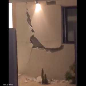 مبان في بعض مدن المملكة تأثرت بالزلزال