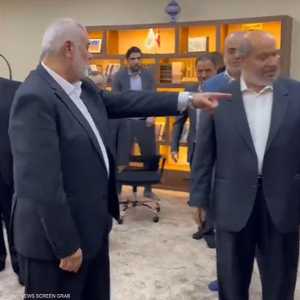 إسماعيل هنية وقادة حماس لحظة إذاعة خبر هجوم أكتوبر