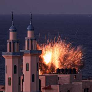 ضربة جوية على غزة