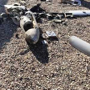 أرشيفية لمسيرة أسقطت في محاولة استهداف قوات أميركية بالعراق