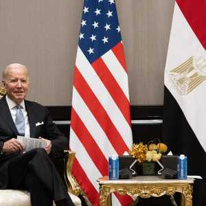 أرشيفية للقاء سابق بين السيسي وبايدن