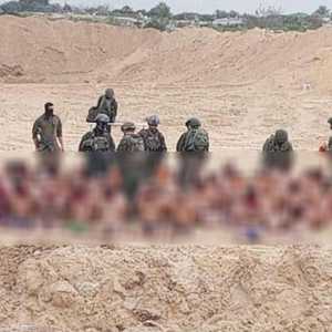 مشهد الأسرى العراة أثار الغضب