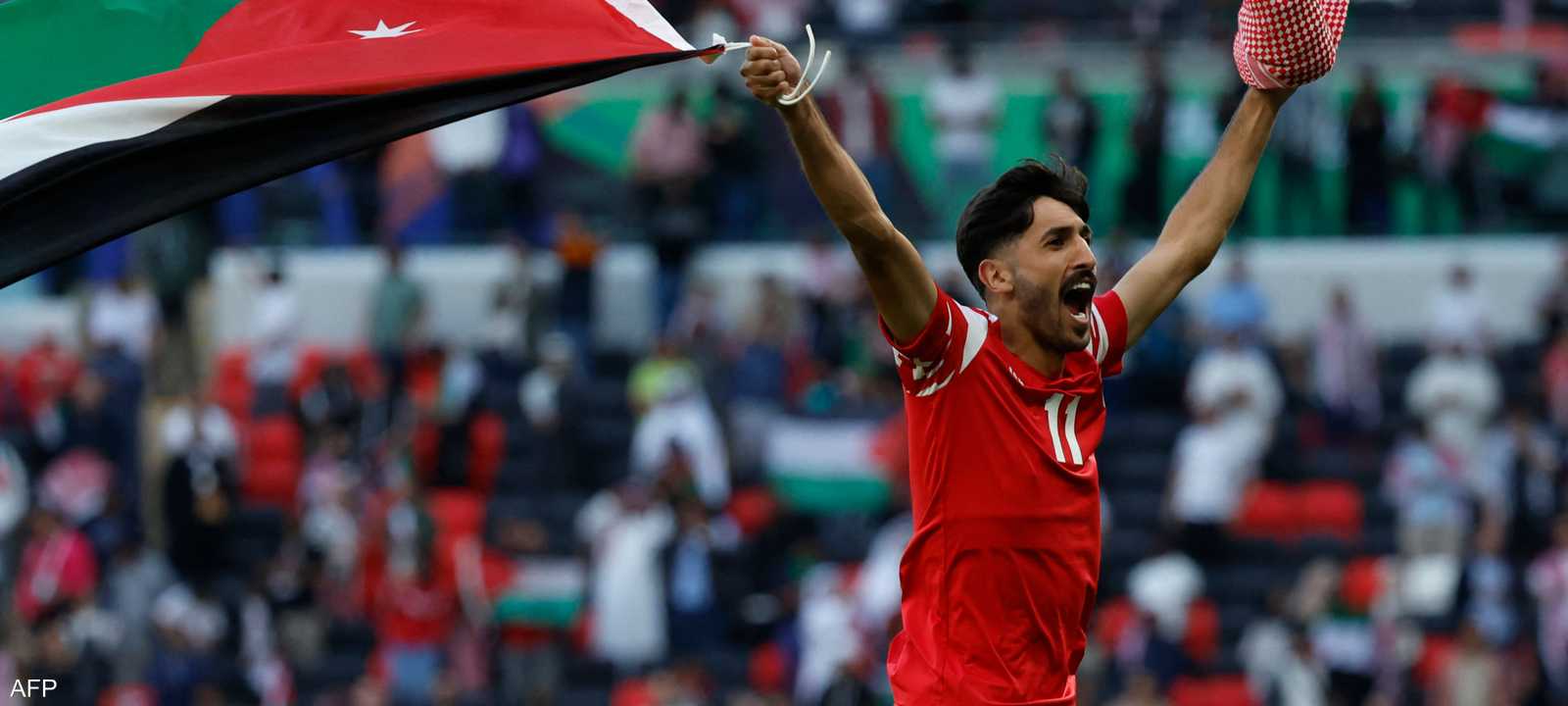 نجم المنتخب الأردني يزن النعيمات