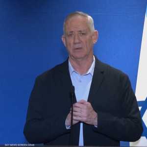 عضو حكومة الحرب الإسرائيلية، بيني غانتس