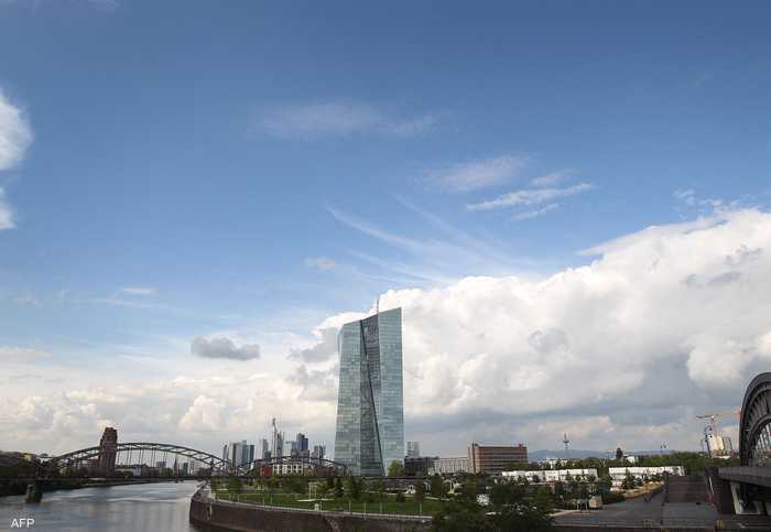 المقر الرئيسي للبنك المركزي الأوروبي في فرانكفورت، بألمانيا