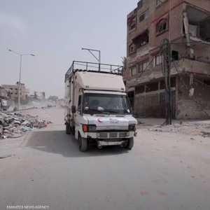 نجحت دولة الإمارات العربية المتحدة في الوصول لمدينة خان يونس