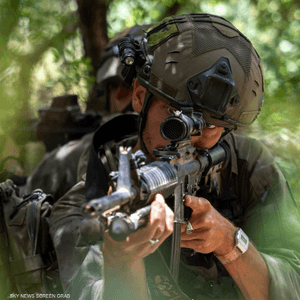 عنصر من الجيش الإسرائيلي أثناء التدريب