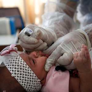 حملة تطعيم للأونروا ضد شلل الأطفال في غزة -أرشيفية-