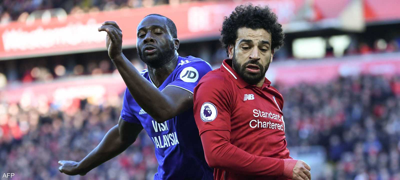 بامبا أمام محمد صلاح في موسم 2018-2019