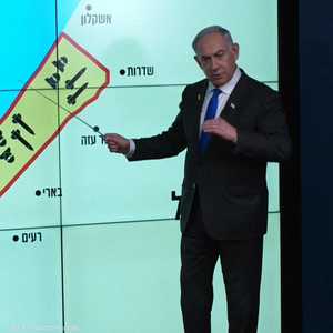 نتنياهو خلال المؤتمر الصحفي