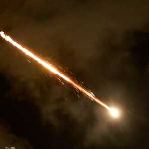 صاروخ إيراني في سماء تل أبيب