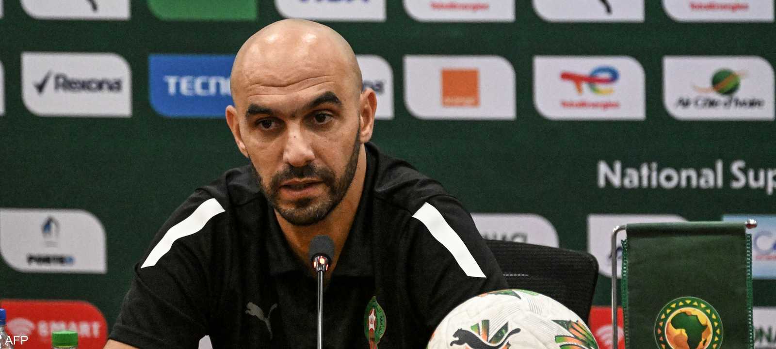 مدرب المنتخب المغربي وليد الركراكي