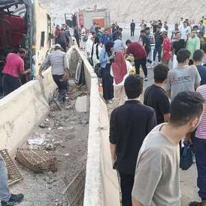 صورة متداولة على مواقع التواصل لحادث جامعة الجلالة