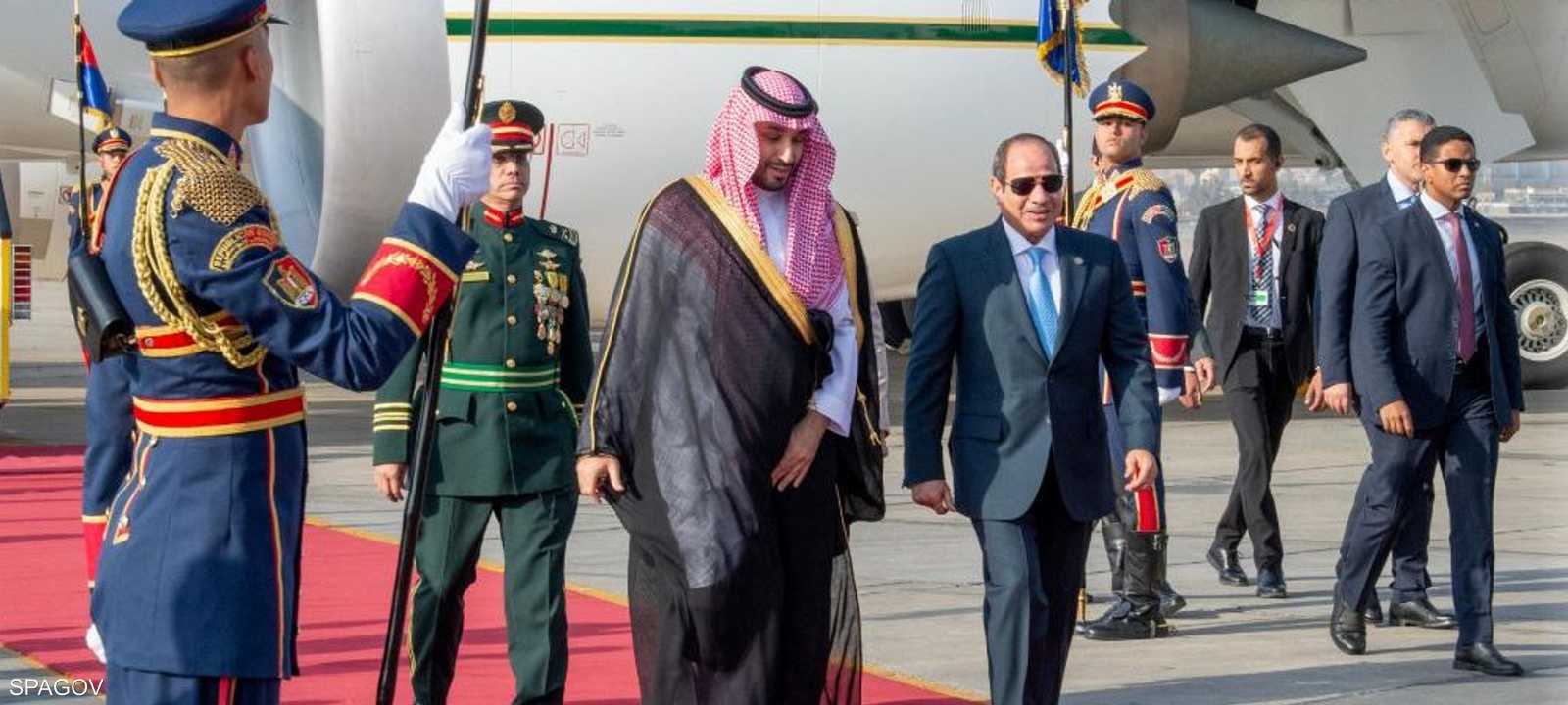 ولي العهد السعودي والرئيس المصري