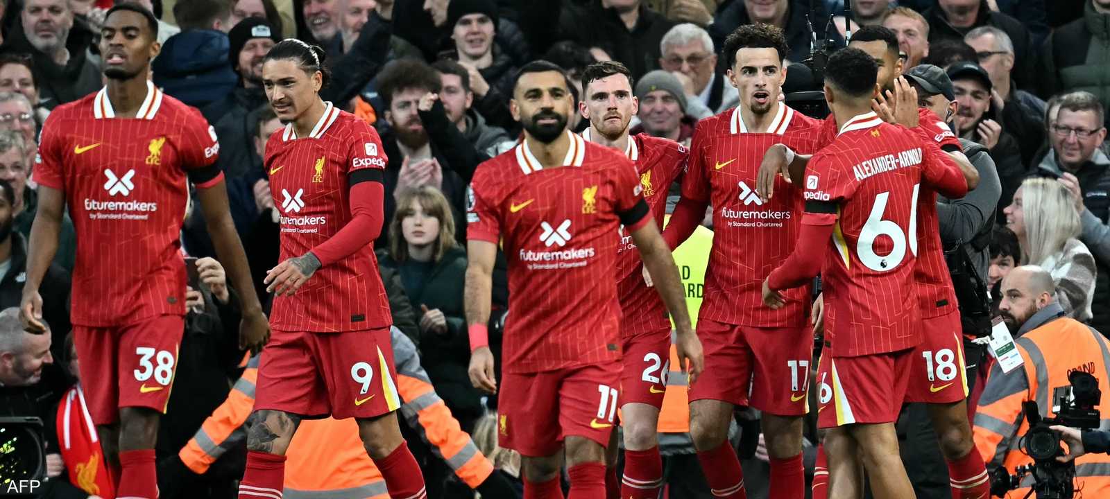 ليفربول يفوز على تشيلسي ويضمن تصدر الدوري الإنجليزي