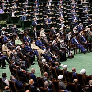 جانب من جلسة للبرلمان الإيراني (أرشيفية)