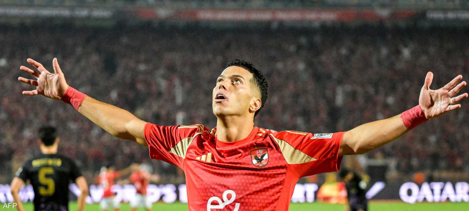 إمام عاشور أحرز الهدف الثاني للأهلي في مرمى العين