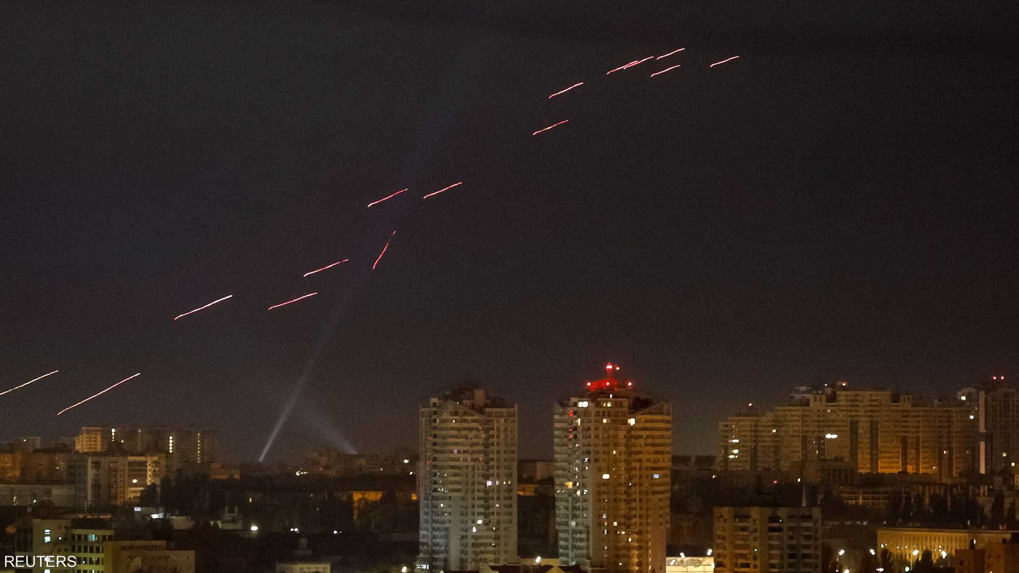 مسيرات روسية في سماء كييف