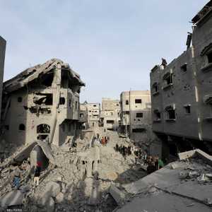 دمار هائل في مخيم النصيرات بغزة