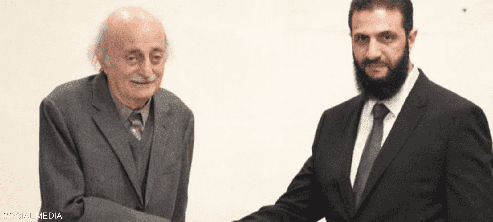 أبو محمد الجولاني ووليد جنبلاط