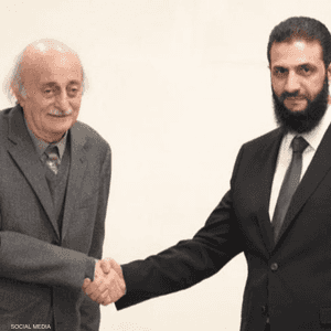 أبو محمد الجولاني ووليد جنبلاط