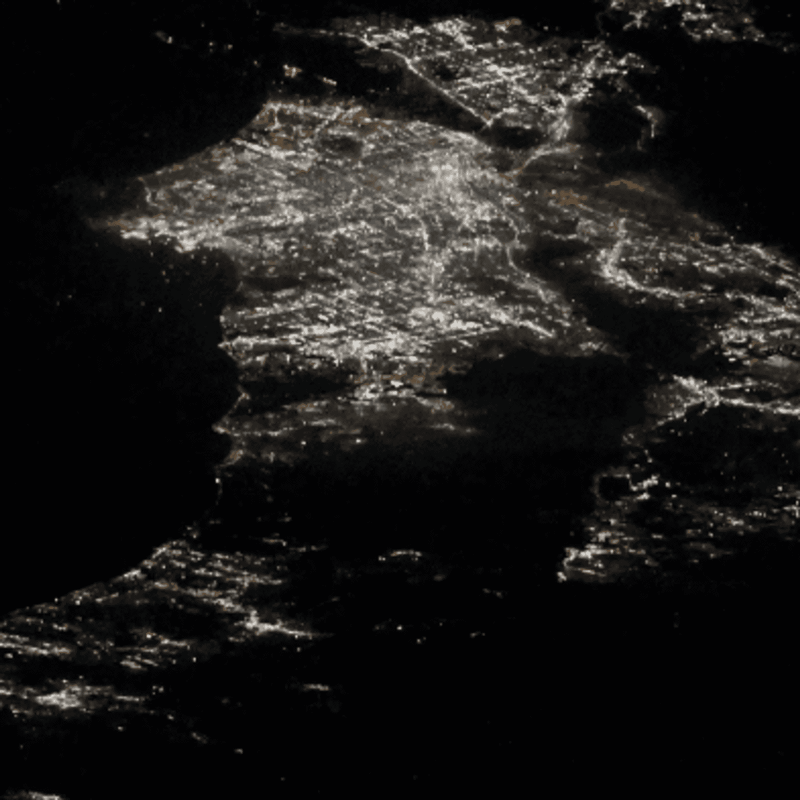 صور الأقمار الاصطناعية لحرائق لوس أنجلوس