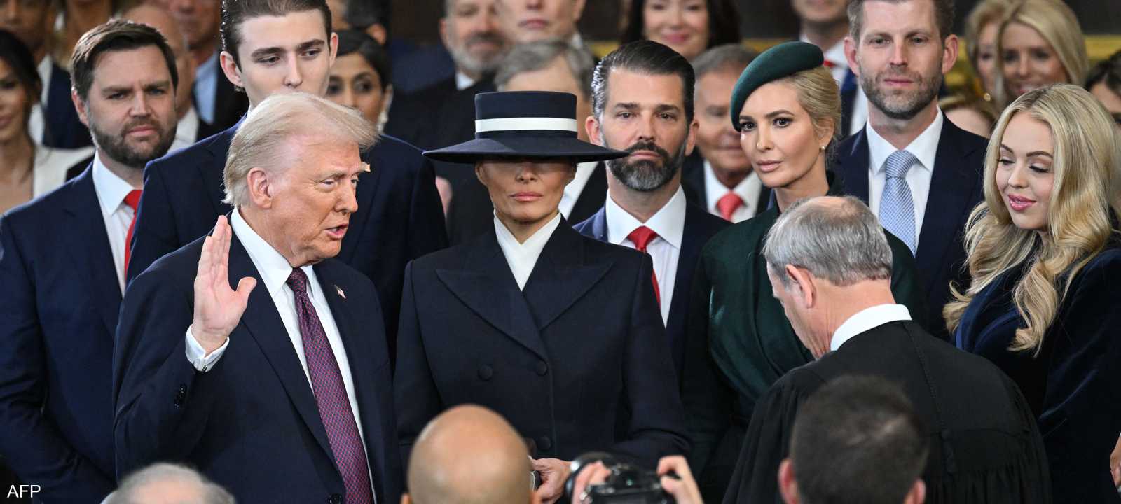 دونالد ترامب يؤدي اليمين رئيسا للولايات المتحدة