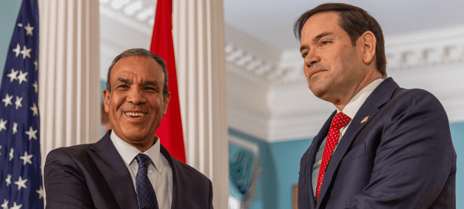 بدر عبد العاطي وماركو روبيو