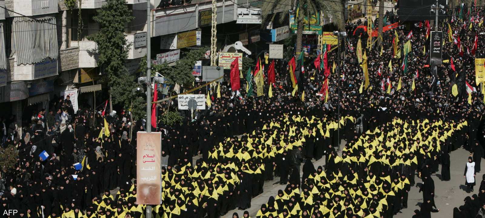 يتوقع أن يحشتد أنصار حزب الله في تشييع جنازة نصر الله_أرشيف