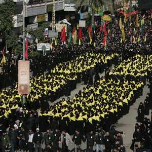 يتوقع أن يحشتد أنصار حزب الله في تشييع جنازة نصر الله_أرشيف