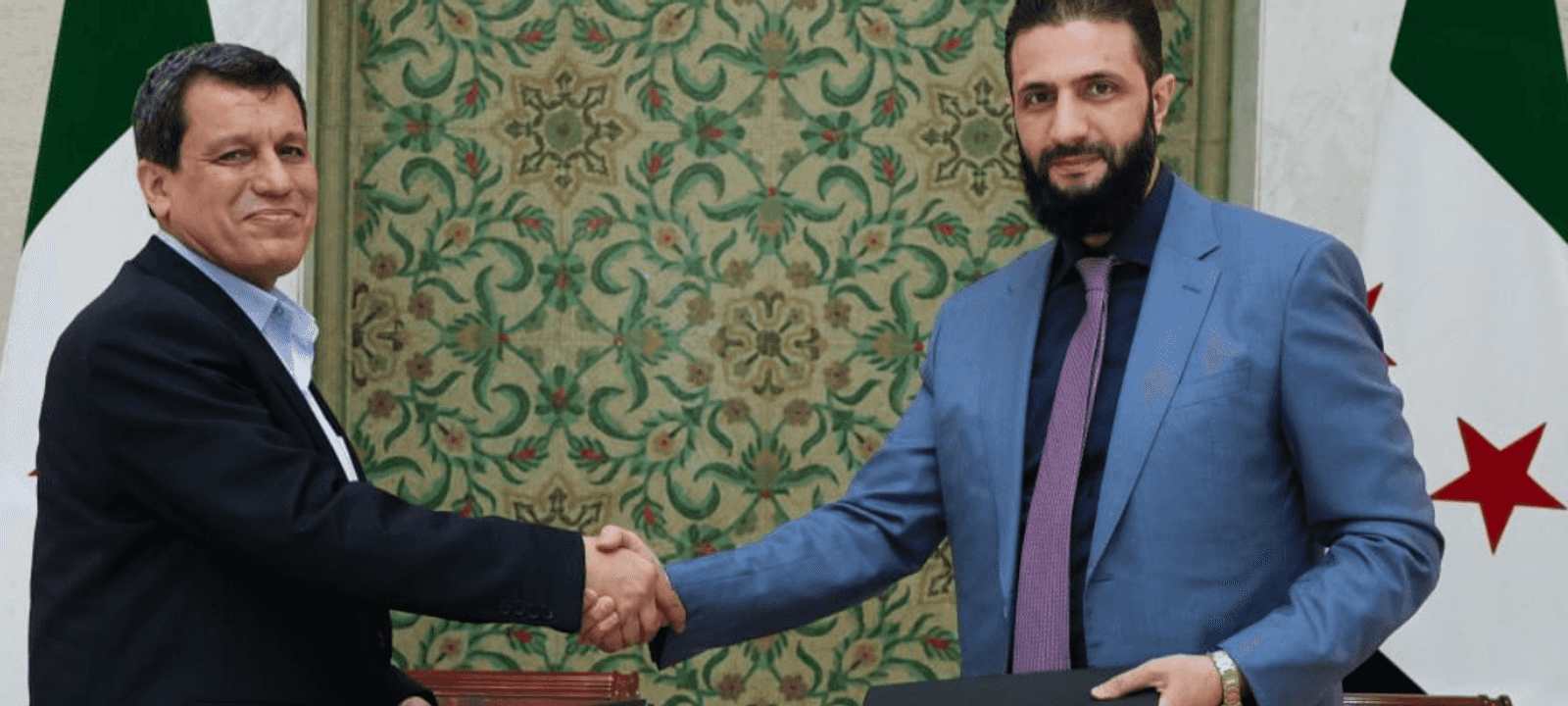 أحمد الشرع ومظلوم عبدي