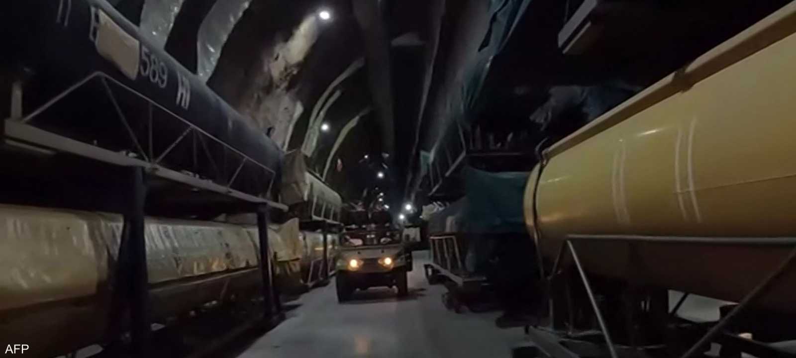 قاعدة صواريخ إيرانية تحت الأرض_أرشيف