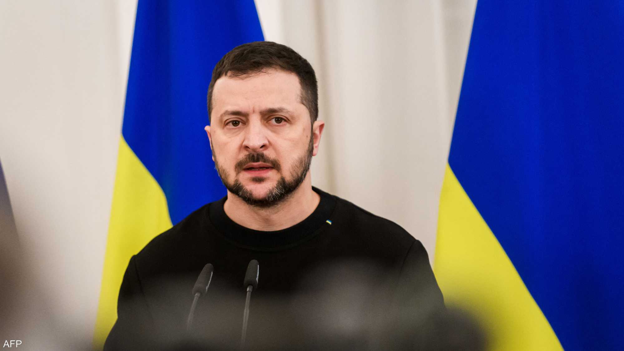 الرئيس الأوكراني فولوديمير زيلينسكي