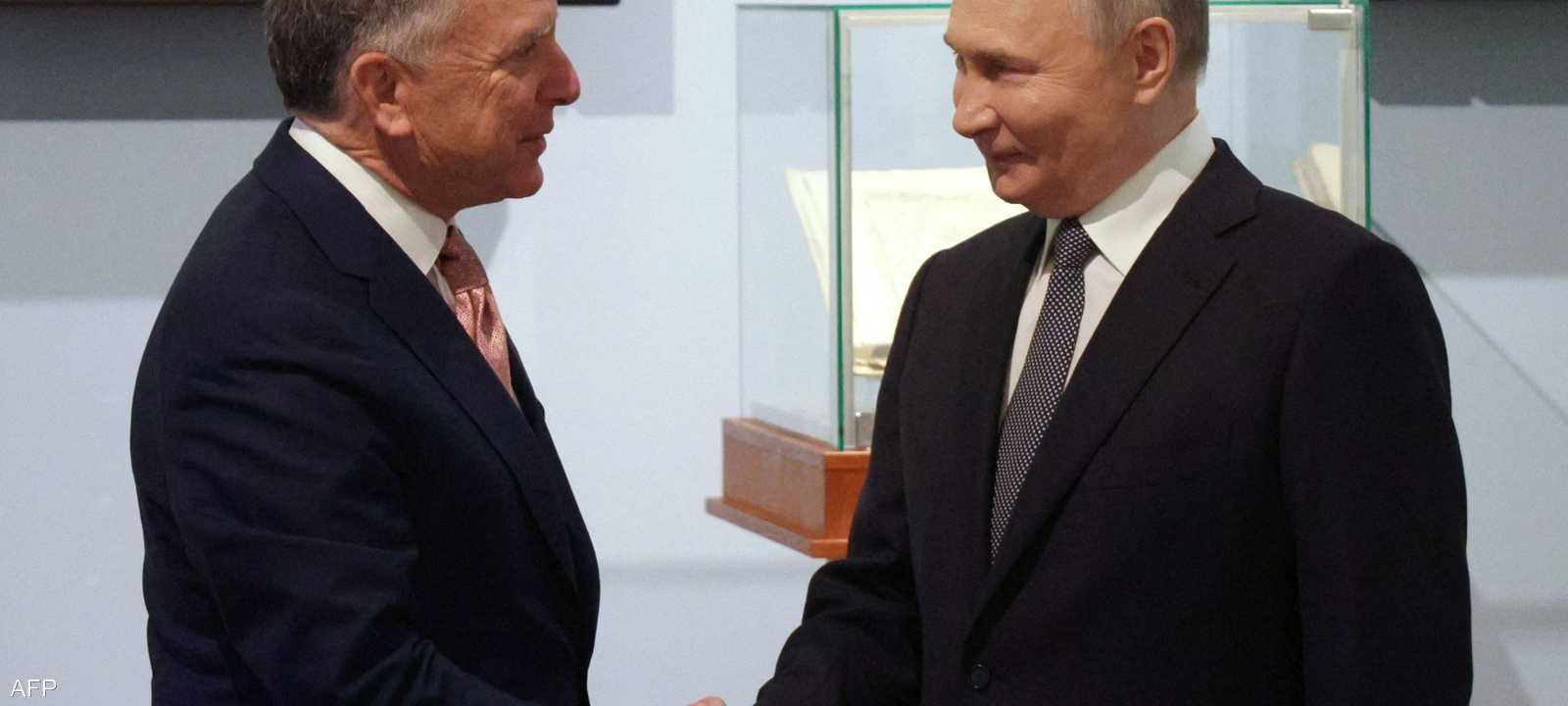 لقاء بوتين مع ويتكوف