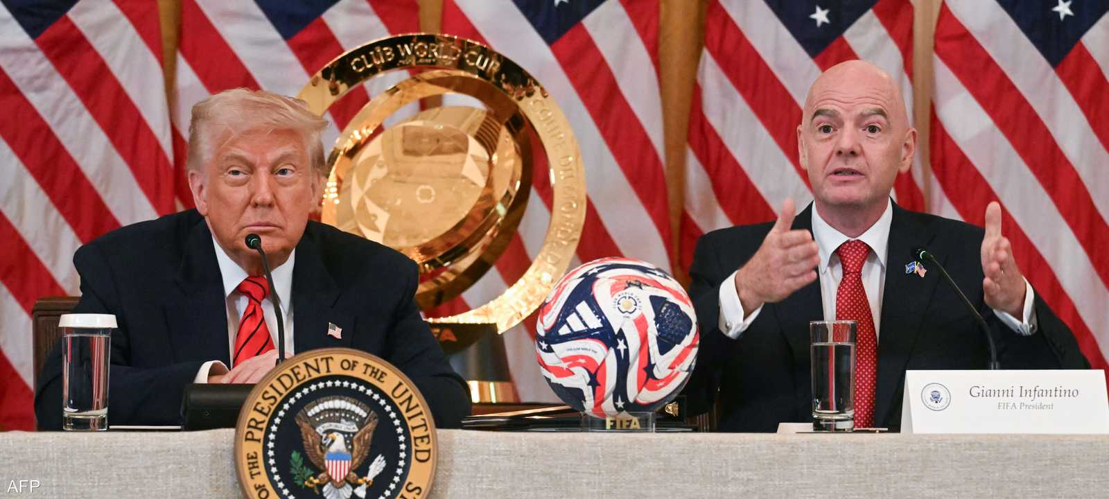 ترامب وجياني إنفانتينو