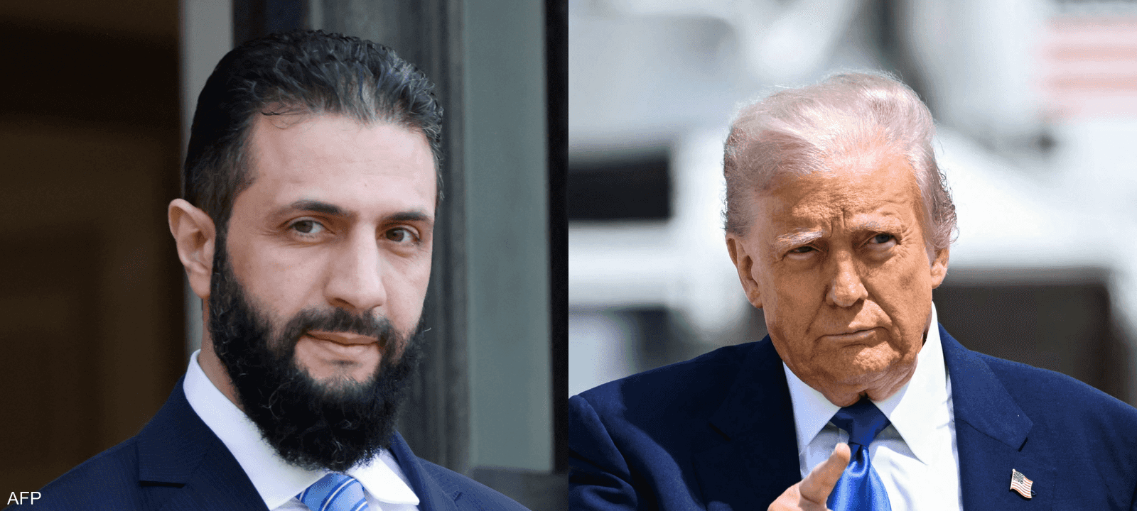 دونالد ترامب وأحمد الشرع