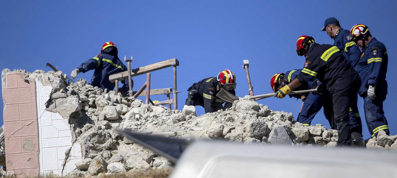 أثار زلزال سابق ضرب كريت.. أرشيفية