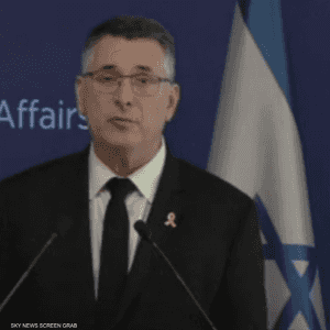 وزير الخارجية الإسرائيلي جدعون ساعر