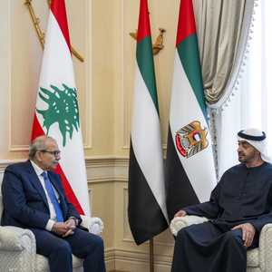 الشيخ محمد بن زايد التقى نواف سلام في أبو ظبي