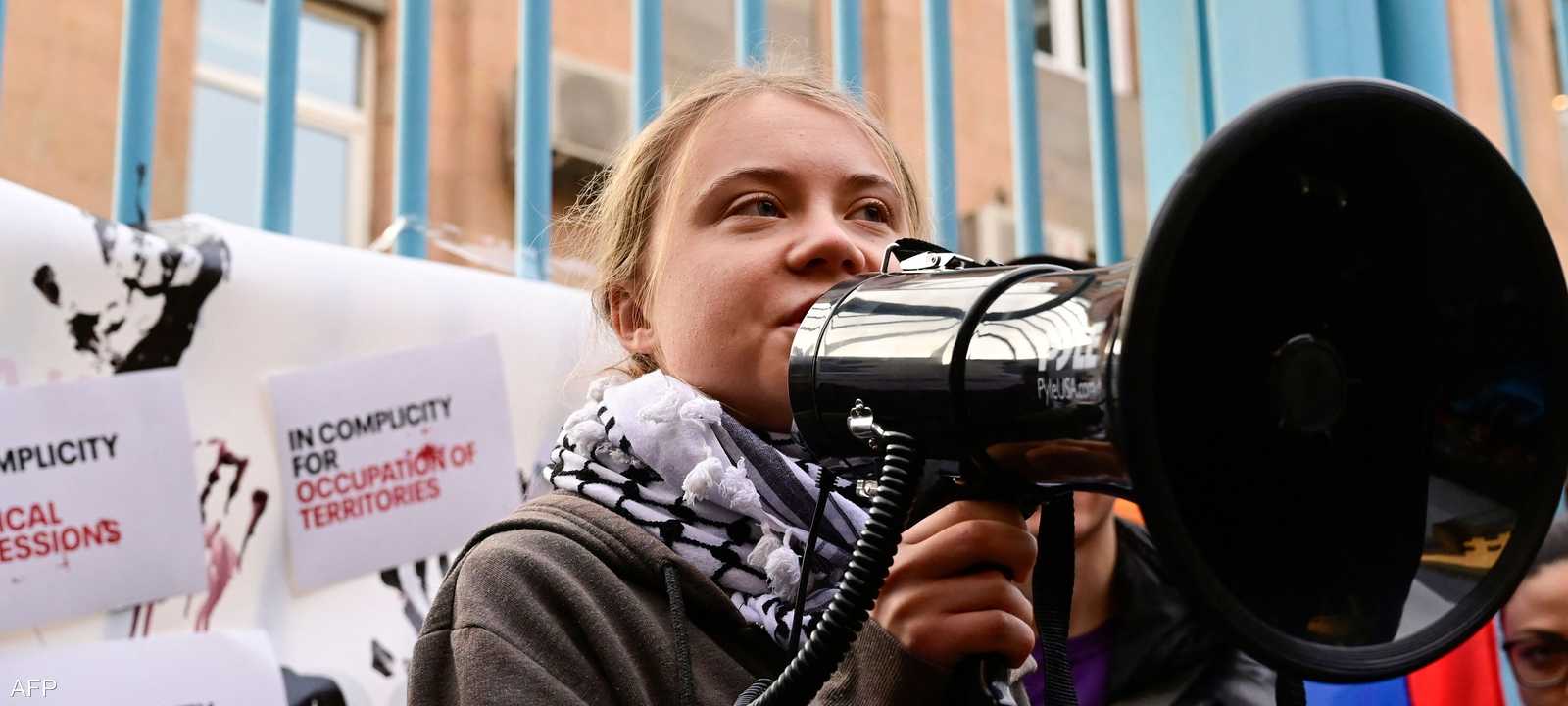 الناشطة السويدية غريتا تونبرغ