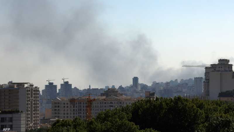 الدخان يتصاعد من مناطق عدة في طهران نتيجة القصف الإسرائيلي
