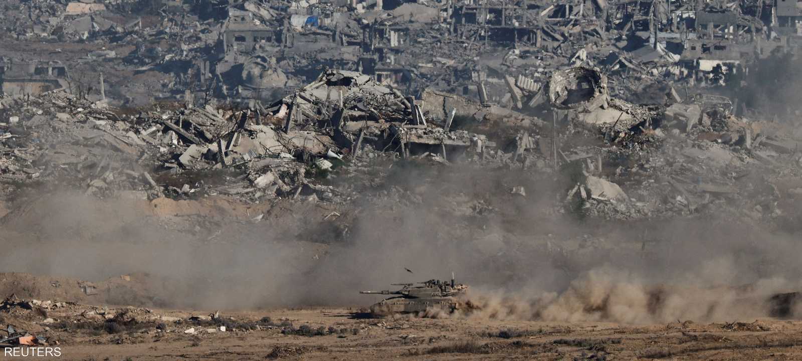 آثار الدمار في قطاع غزة جراء العملية العسكرية الإسرائيلية