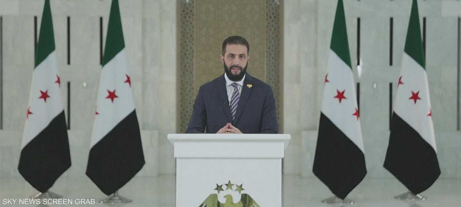 الرئيس السوري أحمد الشرع