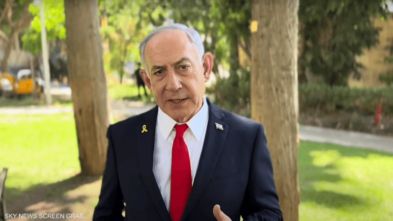 رئيس الوزراء الإسرائيلي بنيامين نتنياهو