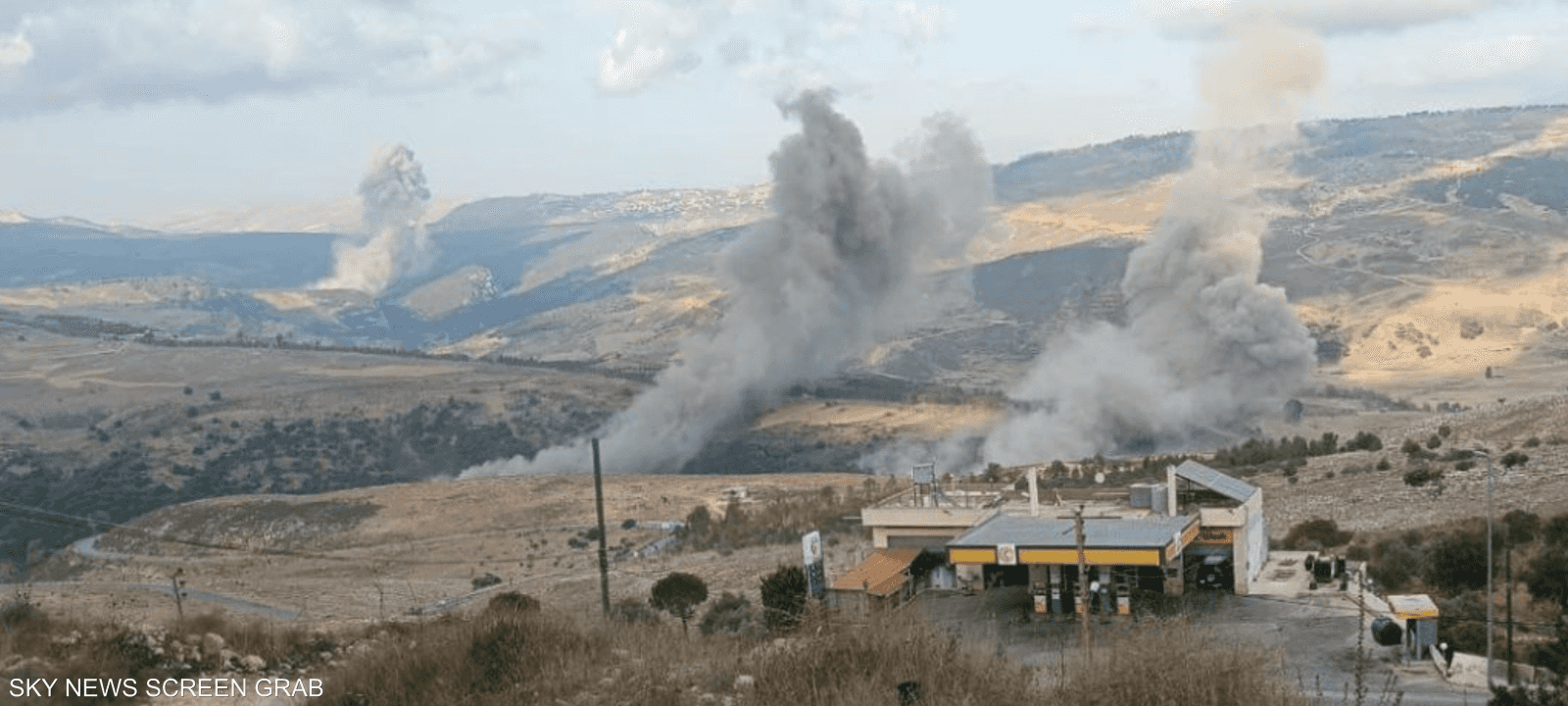 غارات على الجرمق في الجنوب