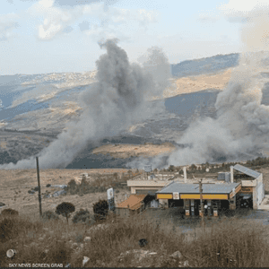 غارات على الجرمق في الجنوب