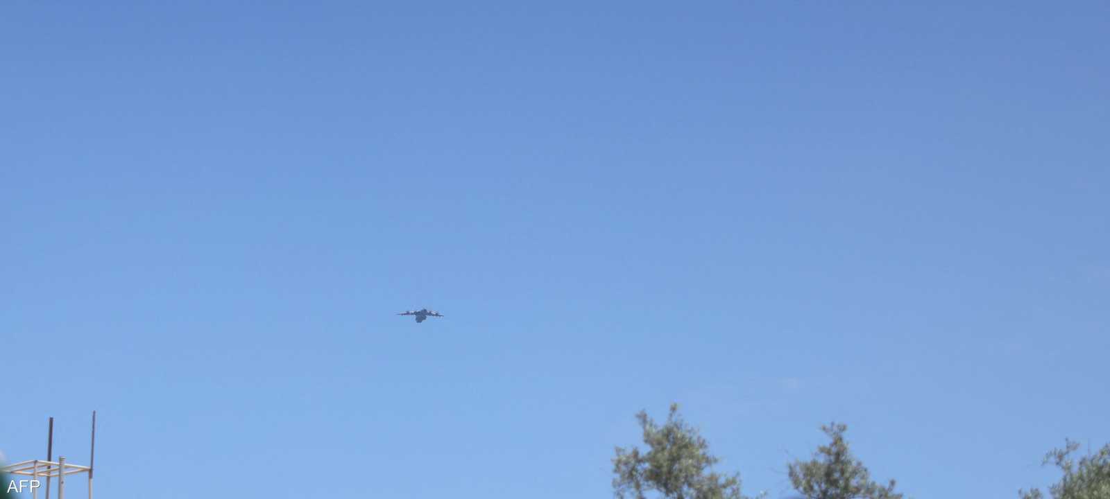 طائرات في سماء غزة_أرشيف